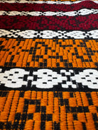 Handwoven Striped Romanian Wool Rug, 195x130 cm, view 9