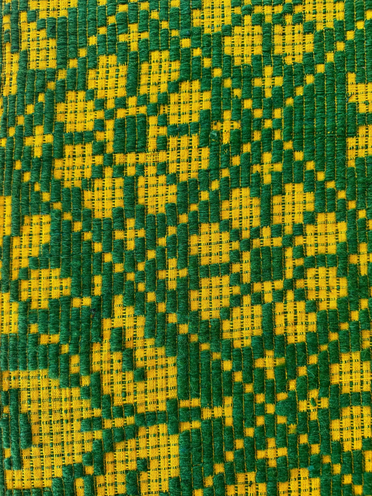 Handwoven Green Floral Romanian Wool Runner Rug, 450x65 cm, view 11
