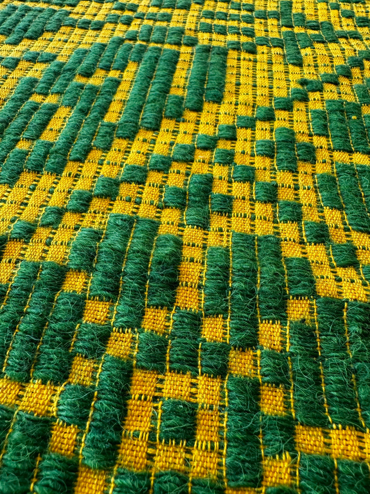 Handwoven Green Floral Romanian Wool Runner Rug, 450x65 cm, view 12