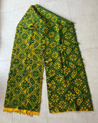 Handwoven Green Floral Romanian Wool Runner Rug, 450x65 cm, view 15