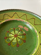 Green Horezu Painted Clay Plate, 17.5 cm, view 4