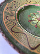 Green Horezu Painted Clay Plate, 17.5 cm, view 9