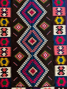 Vintage Reversible Banat Folk Wool Kilim, 210x150 cm, view 10