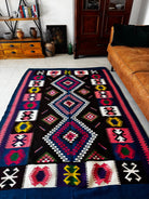 Vintage Reversible Banat Folk Wool Kilim, 210x150 cm, view 5