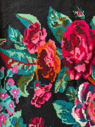 Vintage Floral Bessarabian Wool Kilim Rug, 400x195 cm, view 15