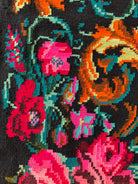 Vintage Floral Bessarabian Wool Kilim Rug, 400x195 cm, view 6