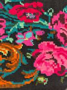 Vintage Floral Bessarabian Wool Kilim Rug, 400x195 cm, view 7