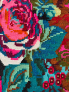 Vintage Floral Bessarabian Wool Kilim Rug, 400x195 cm, view 8
