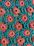 Vintage Crochet Wool Blanket or Sofa Cover, 180x130 cm, view 9