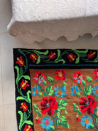 Vintage Cross-Stitch Floral Wall Hanging, 95x85 cm, view 2