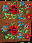 Vintage Cross-Stitch Floral Wall Hanging, 95x85 cm, view 6
