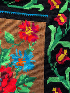 Vintage Cross-Stitch Floral Wall Hanging, 95x85 cm, view 7