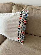 Vintage Handloom Pillow Case, Rustic Pattern, 83x39 cm, view 2