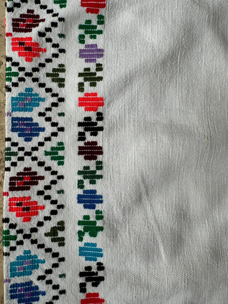 Vintage Handloom Pillow Case, Rustic Pattern, 83x39 cm, view 6
