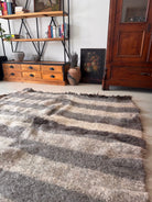 Vintage Geometric Bistrița Wool Rug, 160x160 cm, view 14