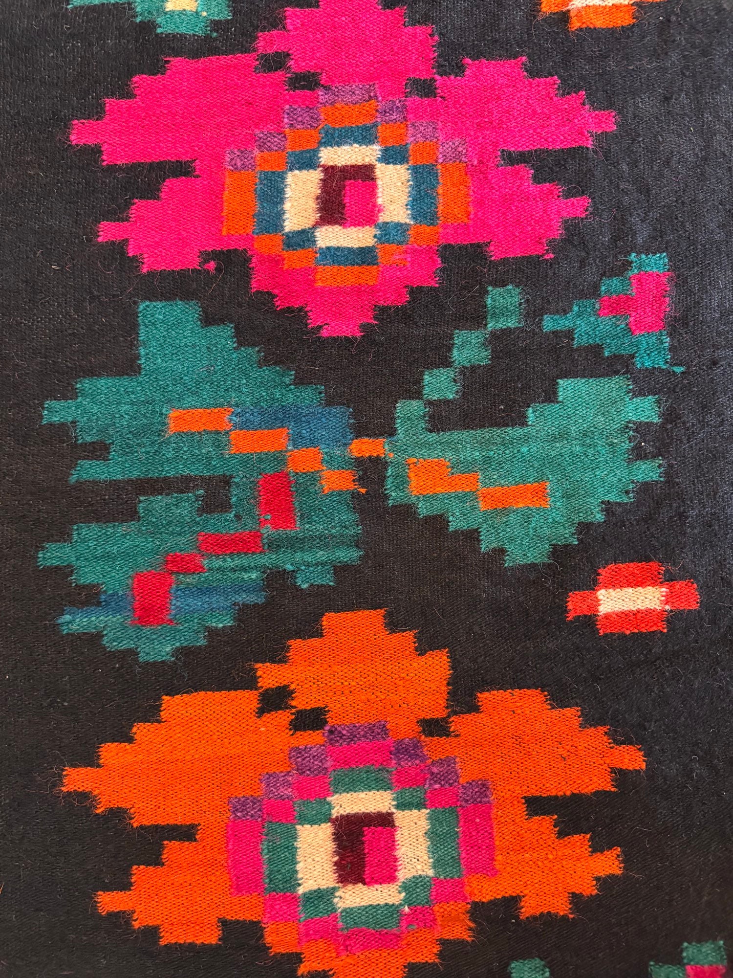 Vintage Floral Maramureș Wool Runner Rug, 386x67 cm, view 8