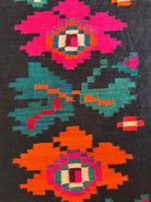 Vintage Floral Maramureș Wool Runner Rug, 386x67 cm, view 8