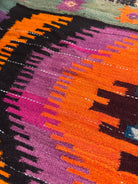 Vintage Geometric Maramureș Wool Rug, 175x140 cm, view 3