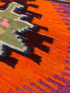 Vintage Geometric Maramureș Wool Rug, 175x140 cm, view 6