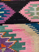 Vintage Geometric Maramureș Wool Rug, 175x140 cm, view 9