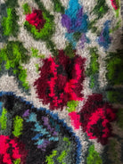 Vintage Floral Maramureș Wool Cerga Bedspread, 230x170 cm, view 10