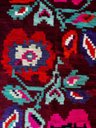 Vintage Floral Maramureș Wool Runner Rug, 193x92 cm, view 7