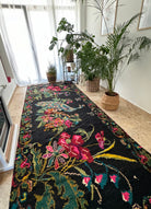 Vintage Moldavian Wool Rug with Peacock, 360x147 cm, view 12