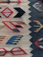 Vintage White Geometric Oltenian Kilim Runner, 295x90 cm, view 5