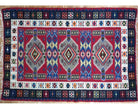 Vintage Red Floral Oltenian Wool Kilim Rug, 283x173 cm, view 3