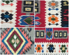Vintage Red Floral Oltenian Wool Kilim Rug, 283x173 cm, view 4