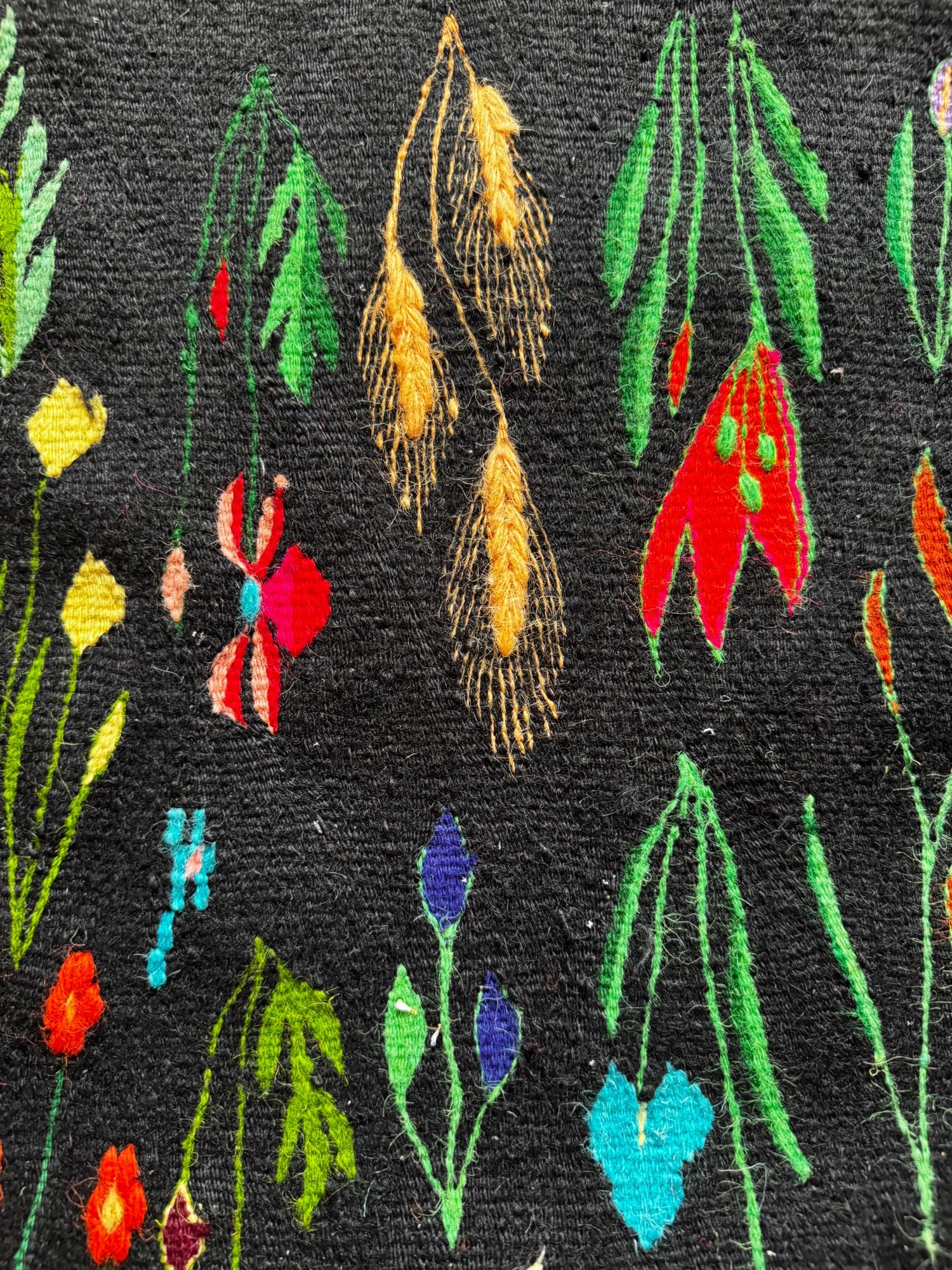 Vintage Floral Oltenian Wool Kilim Rug, 283x183 cm, view 6