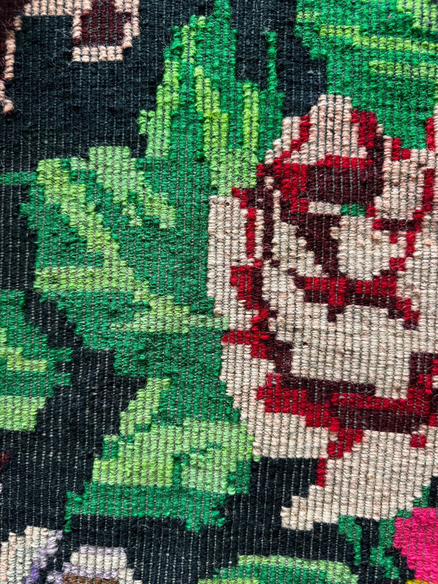 Vintage Floral Oltenian Wool Rug, 295x160 cm, view 11