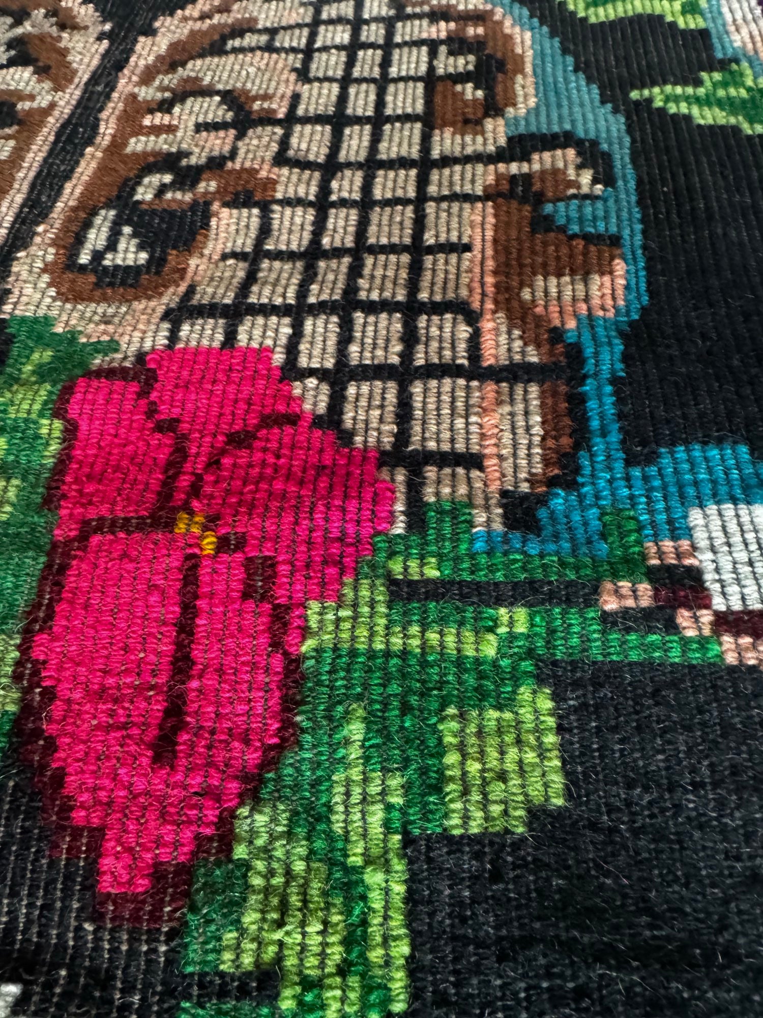 Vintage Floral Oltenian Wool Rug, 295x160 cm, view 7