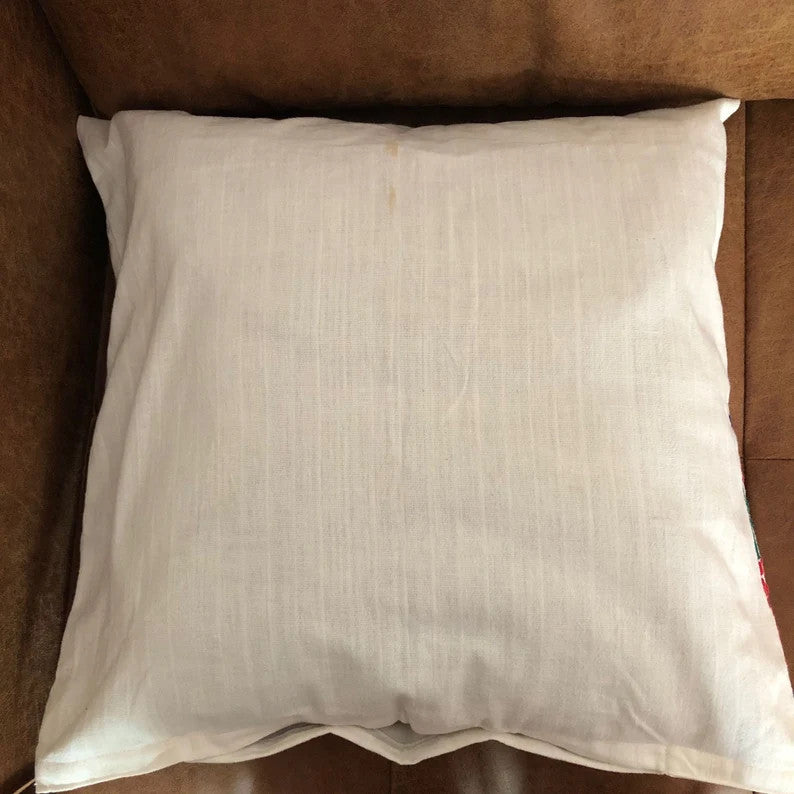 Vintage Handloom Pillow Cover, Rustic Pattern, 50x50 cm, view 5