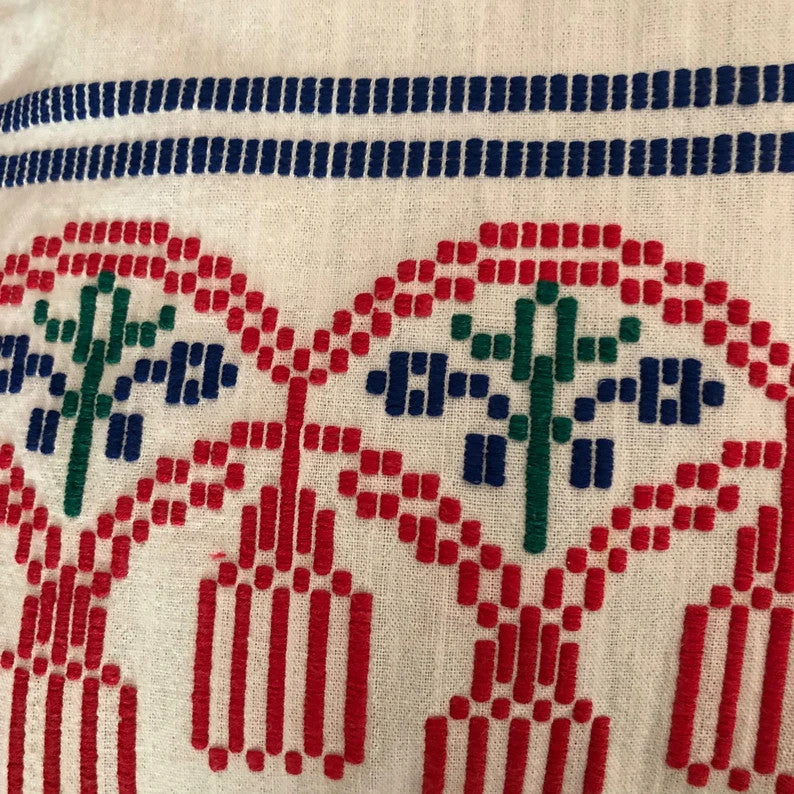 Vintage Handloom Pillow Cover, Rustic Pattern, 50x50 cm, view 6