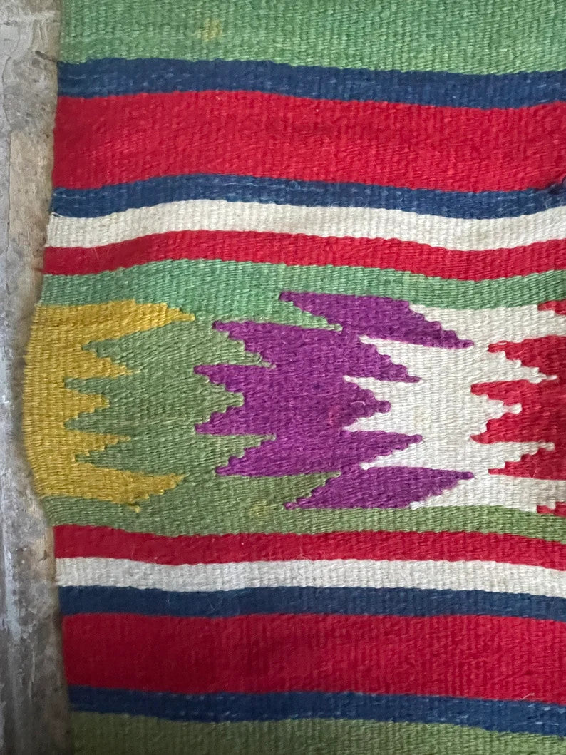 Vintage Geometric Romanian Kilim Rug, 290x158 cm, view 9