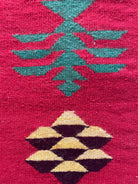 Vintage Red Geometric Romanian Kilim Rug, 225x141 cm, view 10
