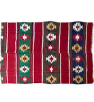 Vintage Red Geometric Romanian Kilim Rug, 232x152 cm