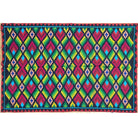 Vintage Geometric Romanian Rug, 238x144 cm