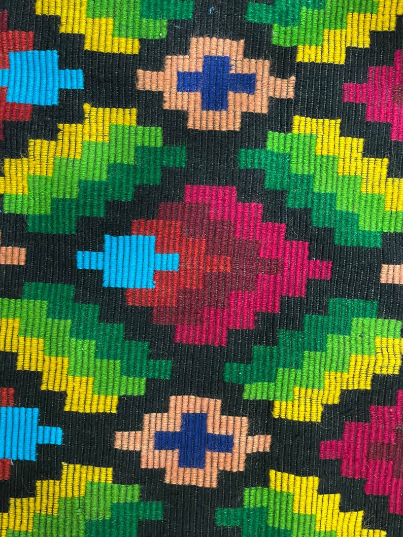 Vintage Geometric Romanian Rug, 238x144 cm, view 5