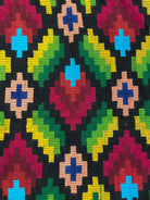 Vintage Geometric Romanian Rug, 238x144 cm, view 6