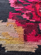 Authentic vintage Maramureș rug with a colourful floral composition
