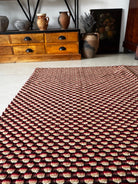 Vintage Romanian Wool Bedspread or Rug, 190x170 cm, view 3