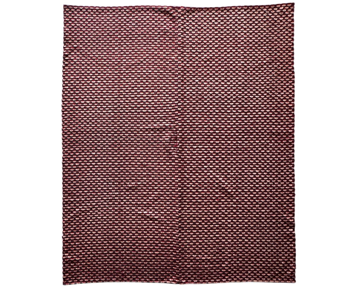 Vintage Romanian Wool Bedspread or Rug, 190x170 cm, view 6