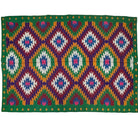 Vintage Geometric Romanian Wool Kilim Rug, 228x146 cm
