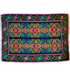 Vintage Geometric Romanian Wool Kilim Rug, 240x158 cm
