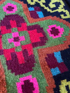 Vintage Geometric Romanian Wool Kilim Rug, 240x158 cm, view 8
