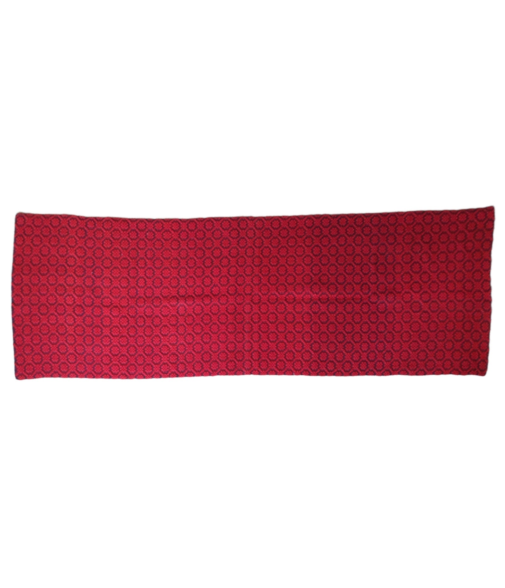 Vintage Red Floral Romanian Wool Kilim Runner, 233x76 cm, view 4