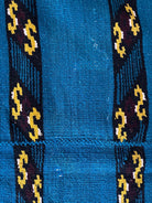 Vintage Blue & Yellow Romanian Wool Rug, 183x140 cm, view 5