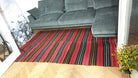 Vintage Burgundy Romanian Wool Rug, 220x150 cm, view 9